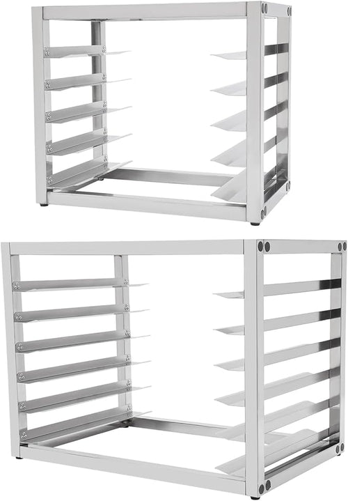 6 Tier Bun Pan Rack, Aluminum Bakery Rack by HinLIaDa