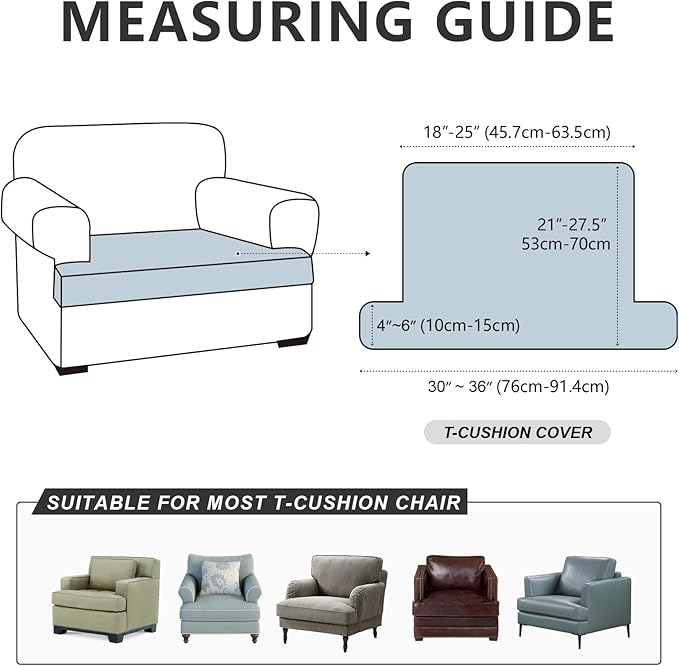 Leather Look Couch Cushion Covers Sofa Seat Slipcovers Sets Couches Furniture - Image 2