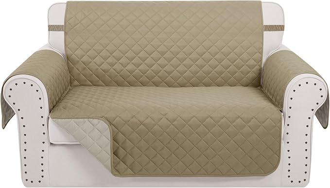 Reversible Loveseat Sofa Covers Couch Cover Furniture Protector by LuxshareHome