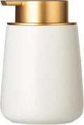 Enra Ceramic Soap Dispenser, 12 Oz Wide-Mouth Hand Lotion Dispenser by Enra