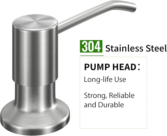 Kitchen Sink Soap Dispenser, Built in SoapDispenser, Counter Lotion Dispenser - Image 4