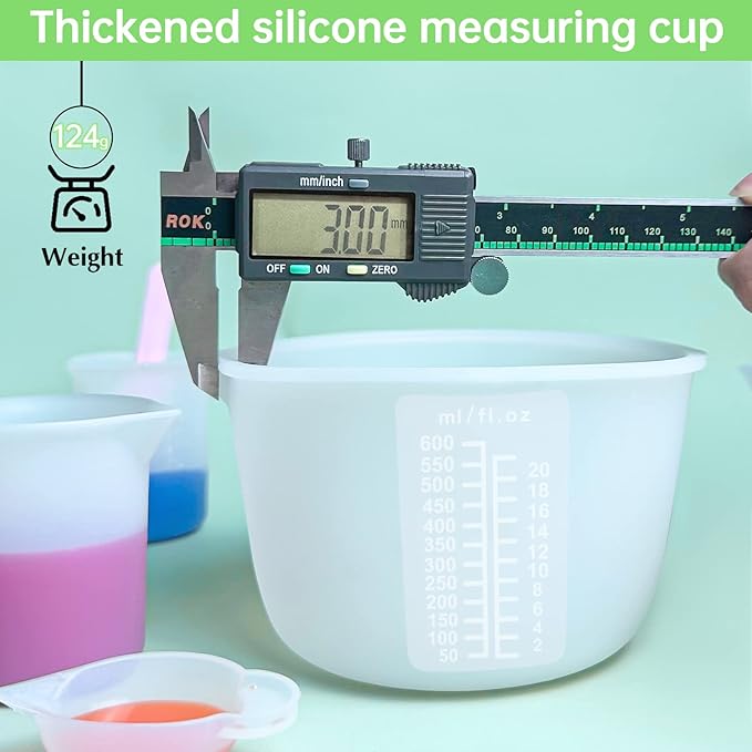 Silicone Measuring Cups for Resin Supplies - Image 4