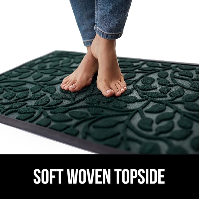 GORILLA GRIP 100% Waterproof All-Season WeatherMAX Doormat 35x23, US Designed - Image 7