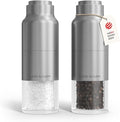 LARS NYSØM Salt and Pepper Grinder Set, Stainless Steel Manual Salt and Pepper by LN