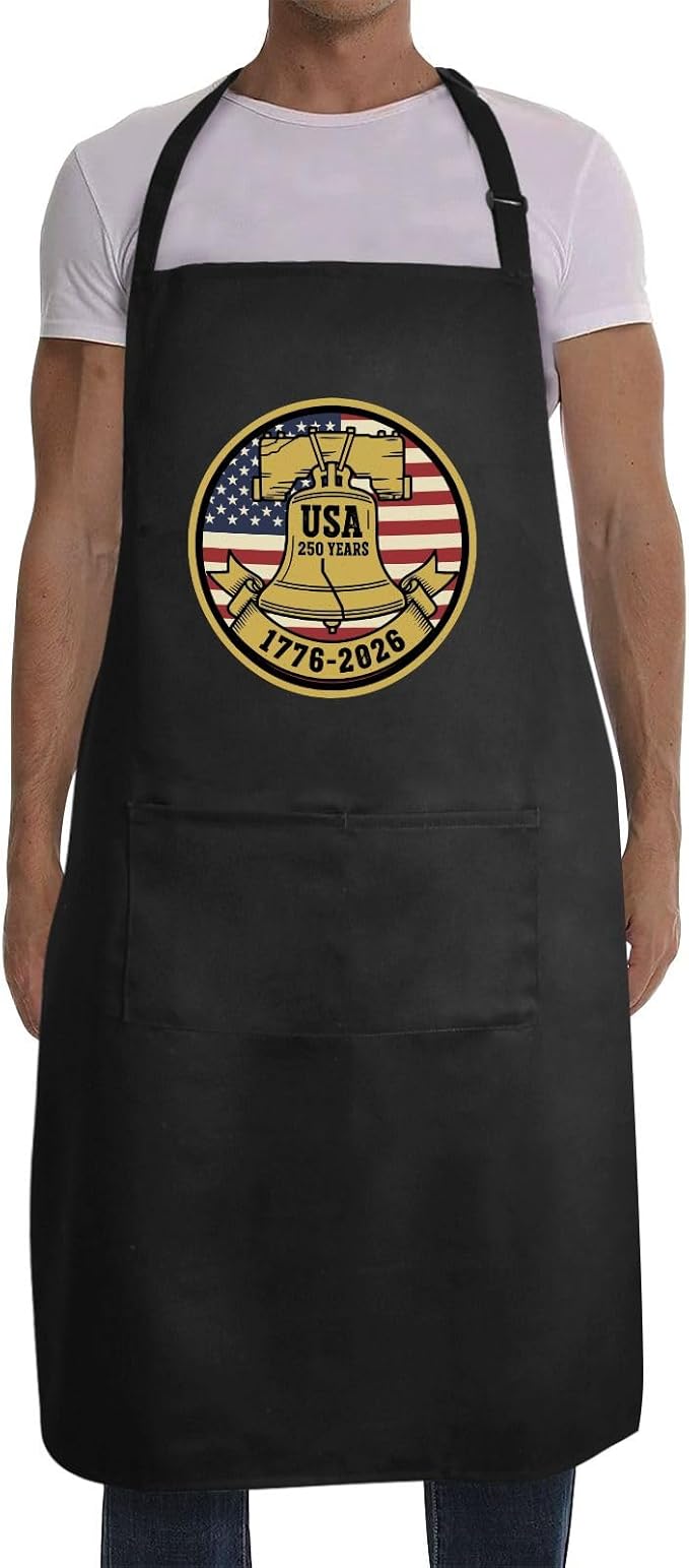 Us 250 Years Of Freedoms Apron by Unknown