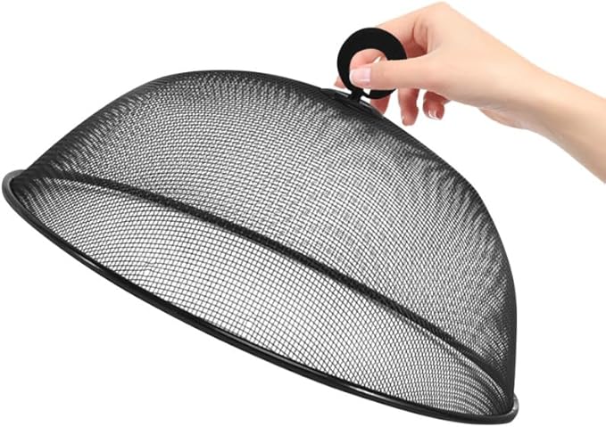 MAGICLULU 2-Pack Metal Mesh Food Covers, 11.8-Inch Net Dome Plate Fly Tents - Image 9
