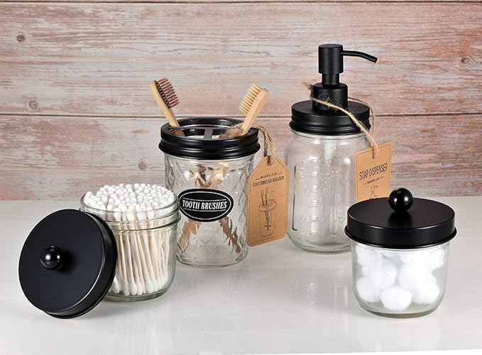 Amolliar Mason Jar Liquid Soap Dispenser Lid, 304 Stainless Steel Pump Lid - Image 8