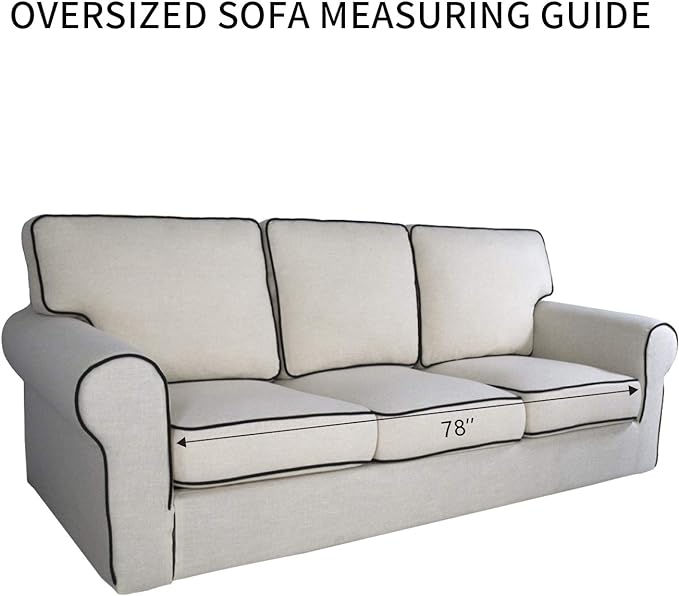 PureFit Reversible Quilted Sofa Cover, Water Resistant Slipcover Furniture - Image 6
