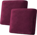 H.VERSAILTEX Velvet Stretch Couch Cushion Cover Plush Cushion Slipcover by HVERSAILTEX