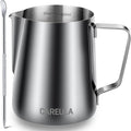 Milk Frothing Pitcher, 20oz Stainless Steel Milk Frother Cup Steaming Pitcher by Careula