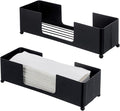 MyGift Modern Matte Black Metal Tabletop Folded Paper Hand Towel Holder by MyGiftHome