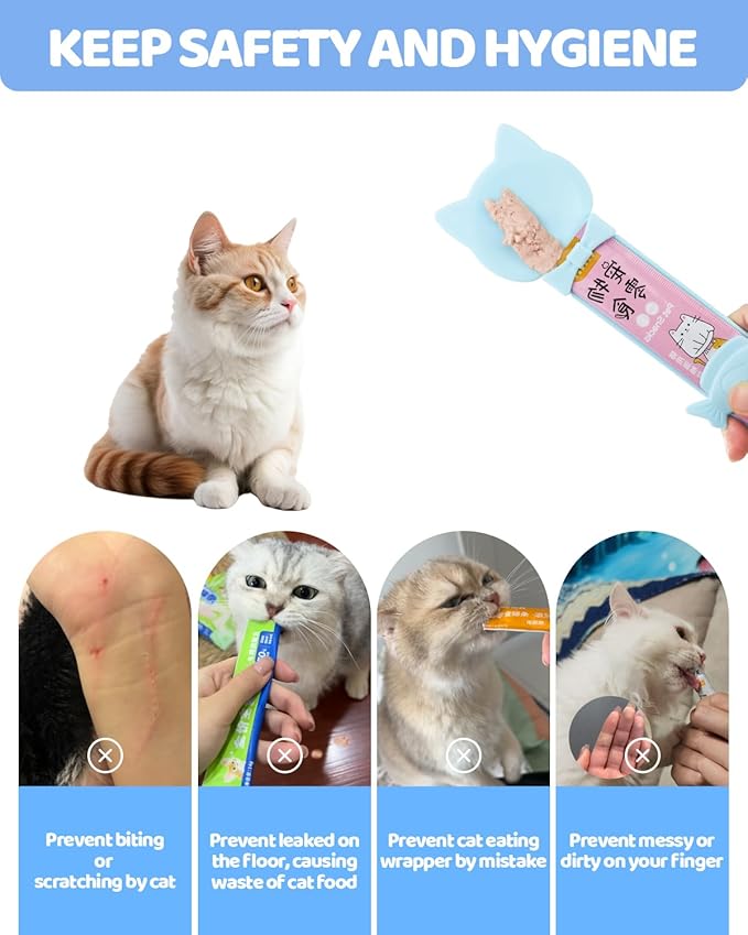 5 PCS Cat Food Can Covers Lids Set, Silicone Pet Food Can Lids - Image 6