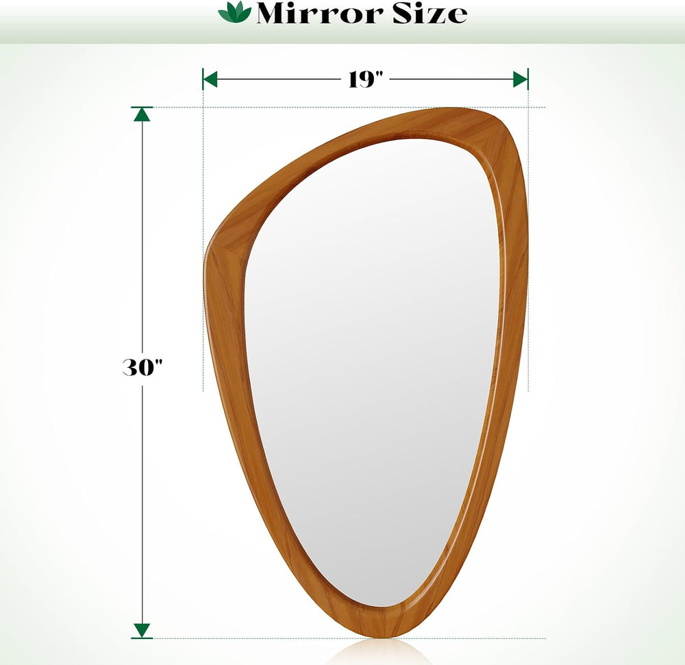 19x30 Inch Asymmetrical Wall Mirror