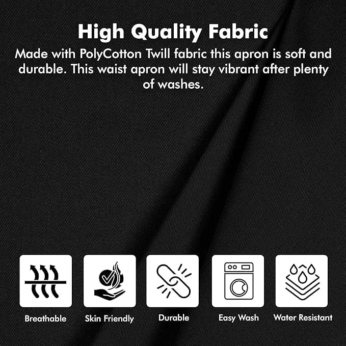 Dreamology Serving Apron for Waitresses, Waist Apron, Server Aprons - Image 5