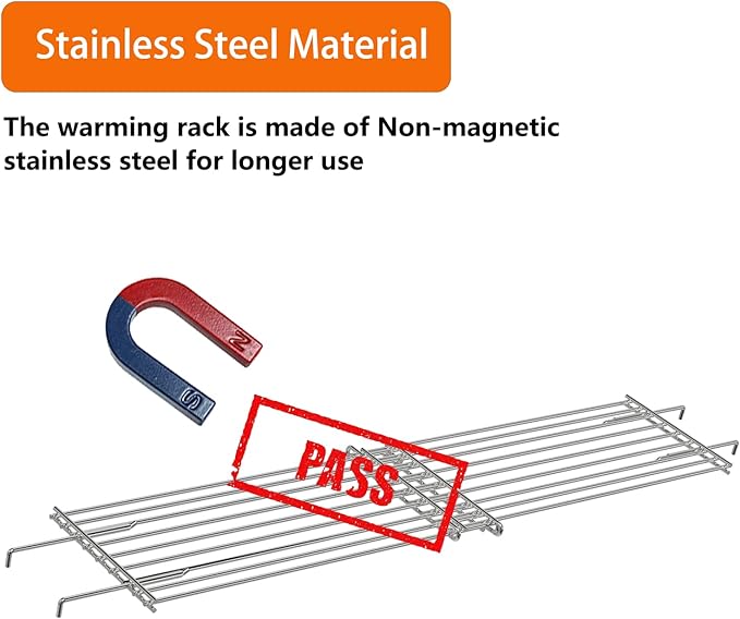 Universal Wind Guard and Warming Rack Fit