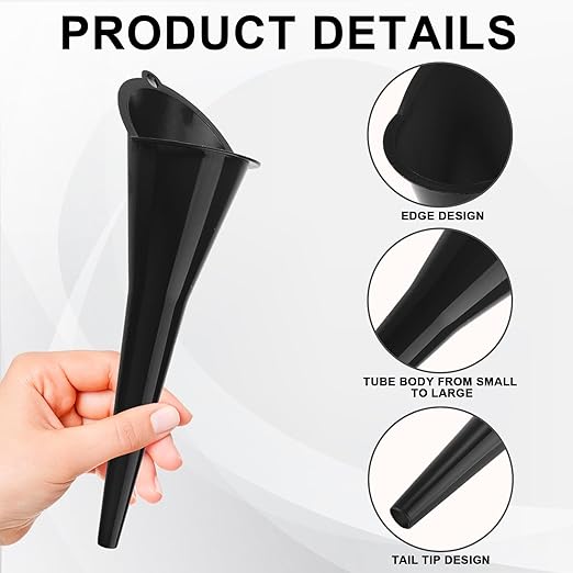 3-Pack Long-Neck Oil Funnels, Gas & Transmission Fluid - Image 2