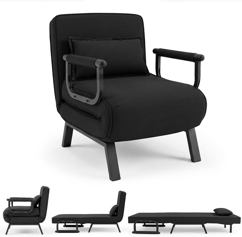KOMFOTT Convertible Sleeper Chair Bed, 3-in-1 Folding Sofa Bed