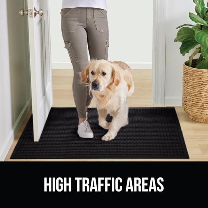 GORILLA GRIP® Ultra Absorbent Front Door Mat Outside Entrance, Traps Dirt and - Image 6
