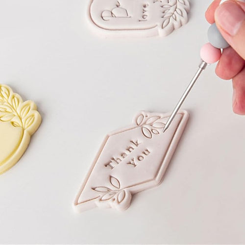 2 PCS Stainless Steel Cookie Scribe Tool - Image 2