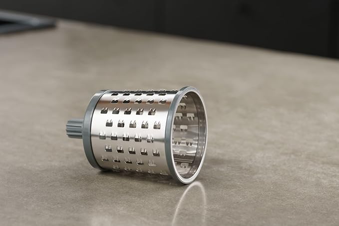 Zyliss E900059 Universal Drum Grater, Stainless Steel, Grating Apples,