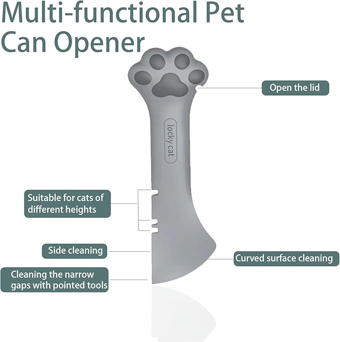 Cat Dog Food Can Lids Spoons，Silicone Pet Food Can Lids - Image 4