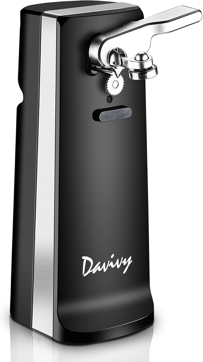 Davivy Electric Can Opener, One Touch Lid Opener, Removable Stainless Steel - Image 8