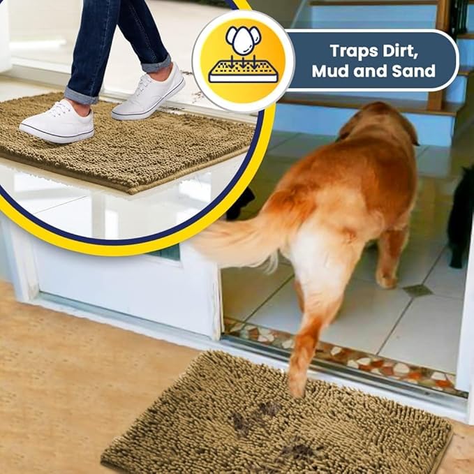 Muddy Mat® | Super Absorbent Door Mat Indoor, Microfiber Quick Dry Chenille - Image 3
