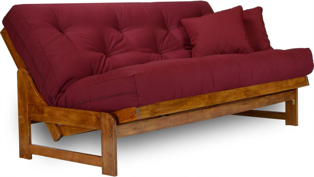 Arden Futon Frame - Queen Size (Frame Only), Solid Wood Construction