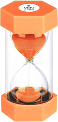5 Minute Hourglass Sand Timer, Plastic Hexagon Hourglass Sand Clock 5 Min by YLTIMER