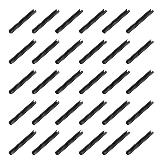 MECCANIXITY 120Pcs Slotted Split Roll Pins 2/25 Inch Dia. 4/5 Inch Length Steel by MECCANIXITY