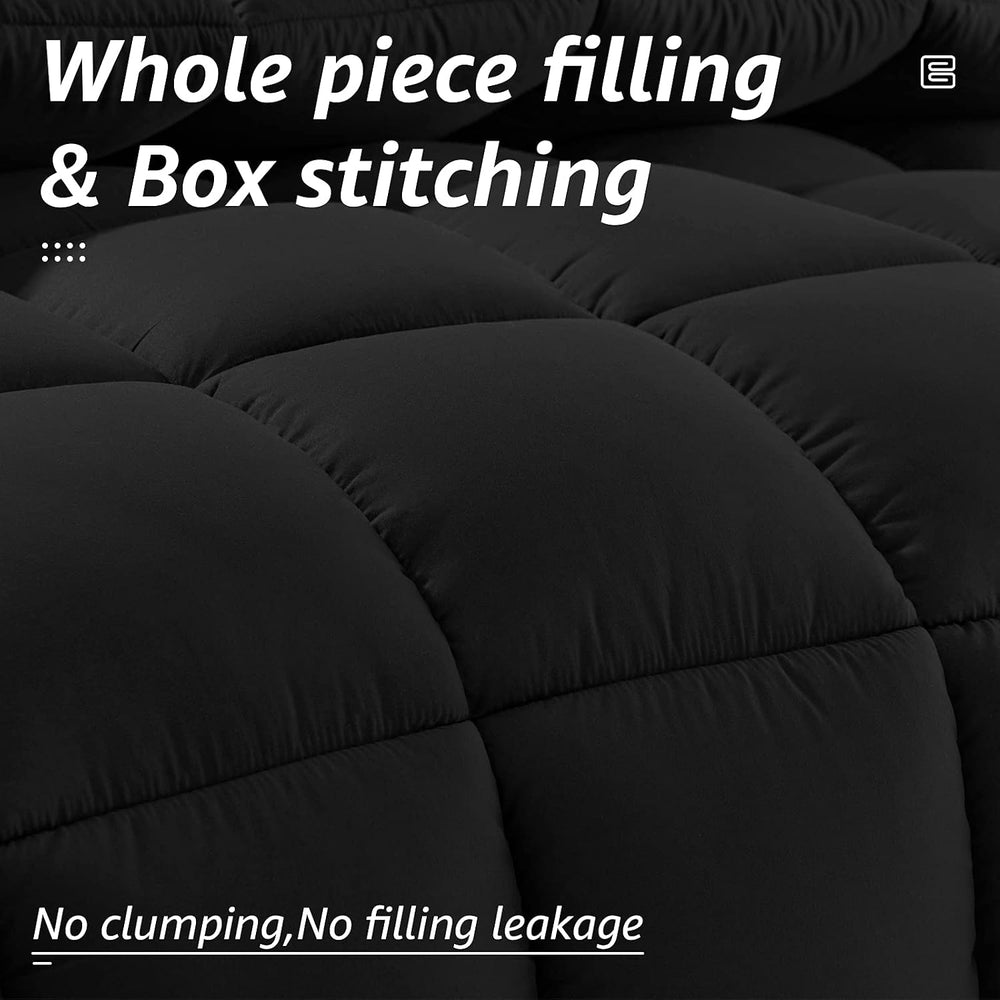 All Season Full Size Bed Comforter - Cooling Down Alternative Quilted Duvet I...