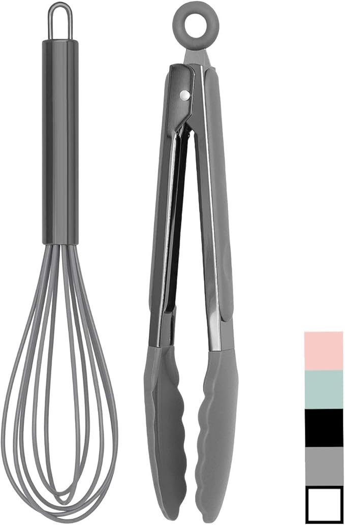 Country Kitchen Stainless Steel Silicone Tipped Kitchen Food BBQ and Cooking - Image 7