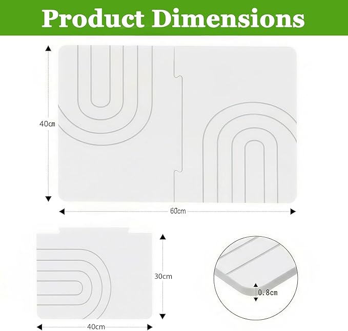Luxspire Large Stone Drying Mat - Image 8