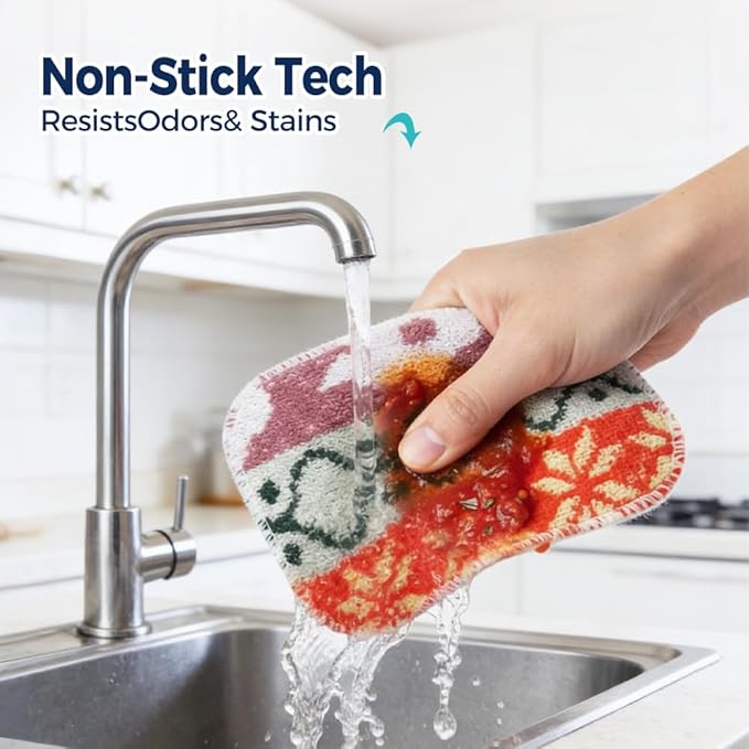 Amarelle GEN II Dish Washing Scrubbers, Made in Green Kitchen Scrubbers - Image 8