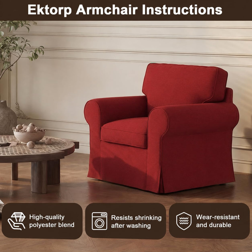 Ektorp Armchair Cover for The IKEA Ektorp Chair Slipcover Replacement,Couch C...