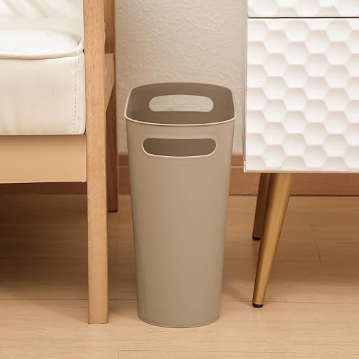 rejomiik Small Trash Can, 3.5 Gallon Slim Garbage Can Plastic Waste Basket - Image 3