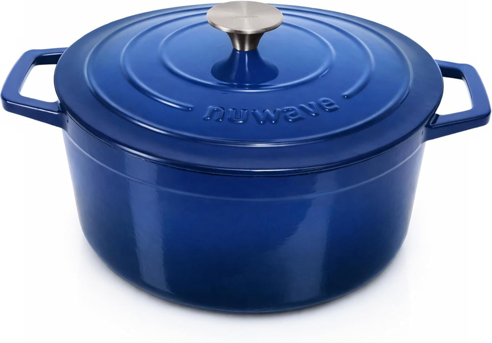 Nuwave 6QT Healthy Enameled Cast Iron Dutch Oven Pot