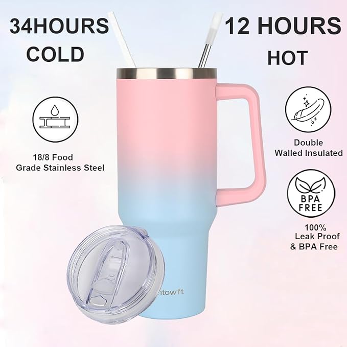 40oz Stainless Steel Double Vacuum Tumbler - Image 2