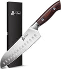 DDF iohEF Kitchen Knife 7 inch Chef Knife Professinal Santoku Knife, Japanese by DDFiohEF