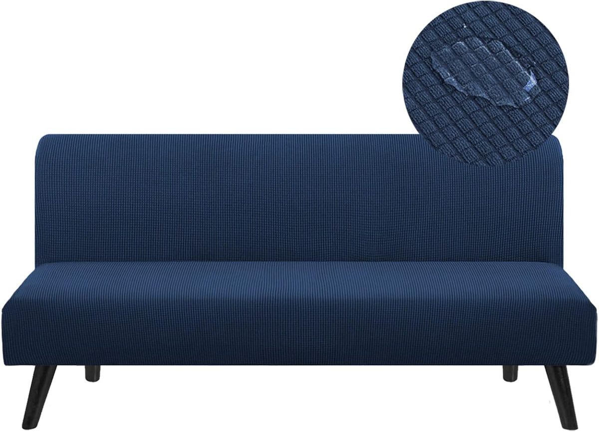 water repellent armless futon cover sofa bed slipcover, main product view