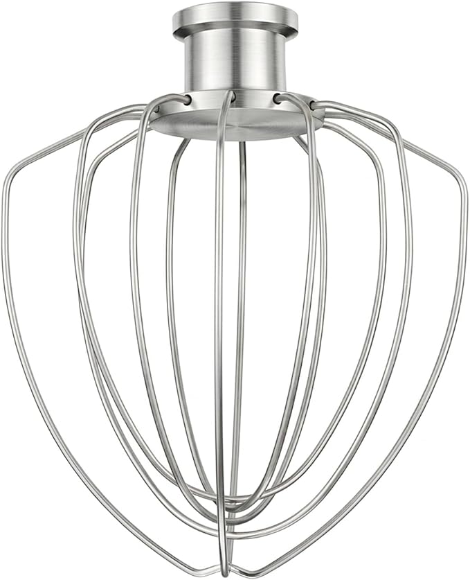 K45WW Whisk Attachment for 4.5 5 QT KitchenAid Tilt-Head Stand Mixer, 6 Wire by NewlyArt