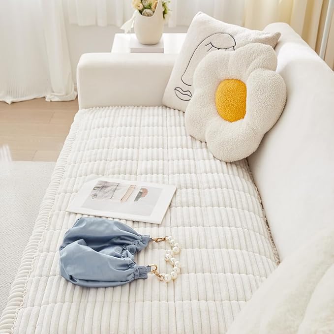 Couch Cover for Dogs Washable, Fuzzy Pet Couch Covers for 3 Cushion Sofa Pet - Image 7