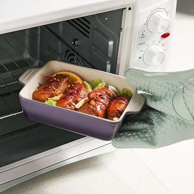 Sweejar Ceramic Baking Dish, Rectangular Small Baking Pan - Image 5