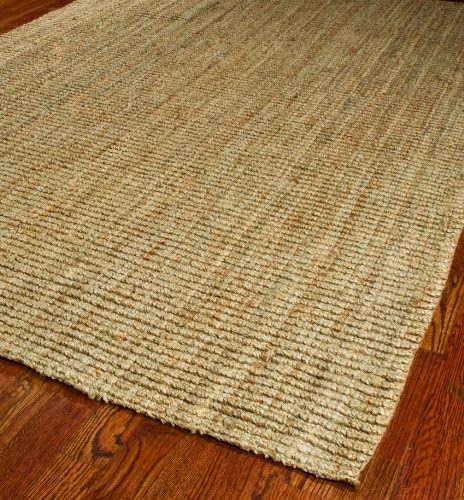 SAFAVIEH Natural Fiber Square Rug 7', Jute Knotted Natural NF447A