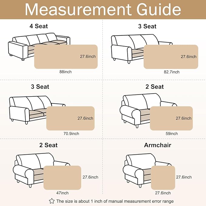 hyha Couch Covers for Dogs Washable, Non Slip Plush Dog Sofa Protectors - Image 5