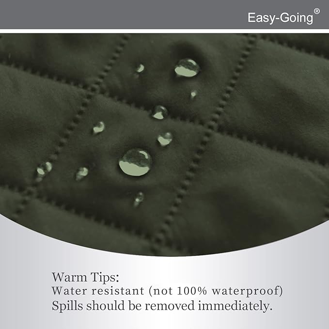 Easy-Going Recliner Chair Slipcover Reversible Sofa Cover Water Resistant Couch - Image 4