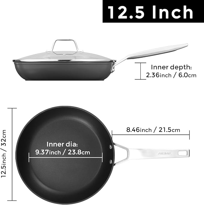 MsMk 12 1/2 inch Non Stick Frying Pan