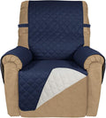 PureFit Reversible Quilted Sofa Cover, Water Resistant Slipcover Furniture by PureFit