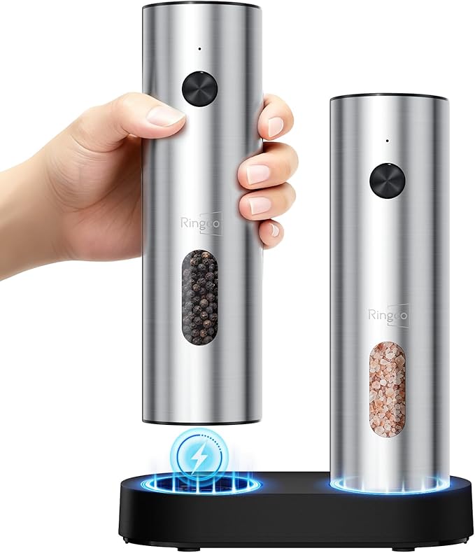 Electric Salt and Pepper Grinder Set - Image 8