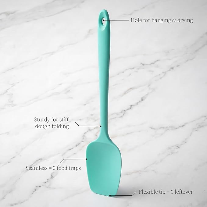 600ºF Heat Resistant Spatula, 11.34 inch High Heat Food Safe Semless Kitchen - Image 9